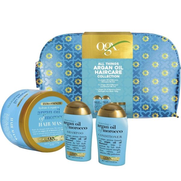 OGX Argan Oil Of Morocco 3 Piece Haircare Set For Cheap