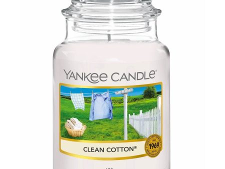 Yankee Candle Clean Cotton Large Jar Candle Sale