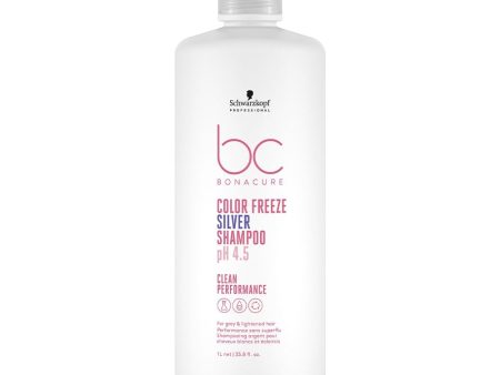 Schwarzkopf Professional BC Bonacure Clean pH 4.5 Colour Freeze Silver Shampoo 1000ml Online Hot Sale