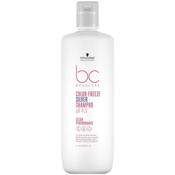 Schwarzkopf Professional BC Bonacure Clean pH 4.5 Colour Freeze Silver Shampoo 1000ml Online Hot Sale