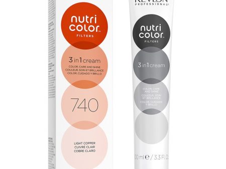 Revlon Professional Nutri Color Filters 740 Light Copper 100ml Online Sale