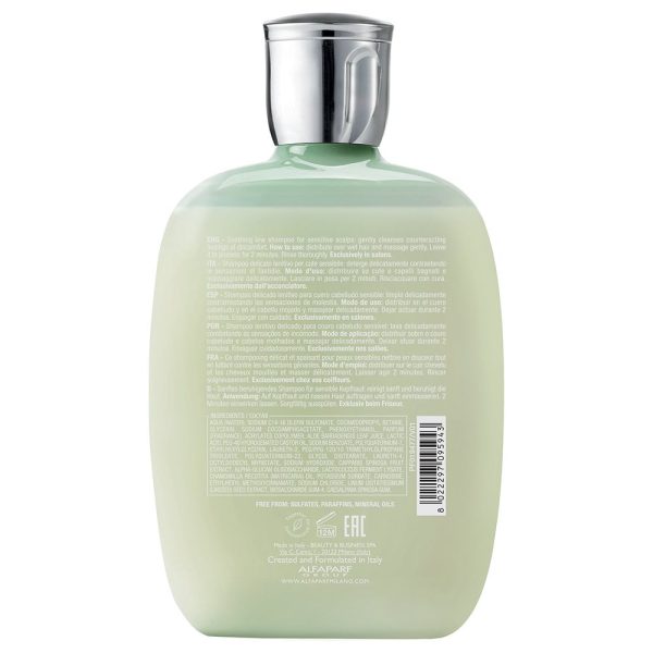 Alfaparf Milano Semi Di Lino Scalp Relief Calming Micellar Low Shampoo 250ml For Cheap