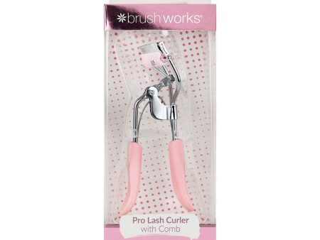 Brushworks Baby Pink Pro Lash Curler & Comb Cheap