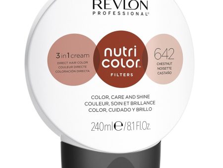 Revlon Professional Nutri Color Filters 642 Chestnut 240ml Hot on Sale