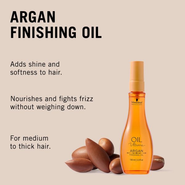 Schwarzkopf Professional Oil Ultime Finishing Argan Oil 100ml Supply