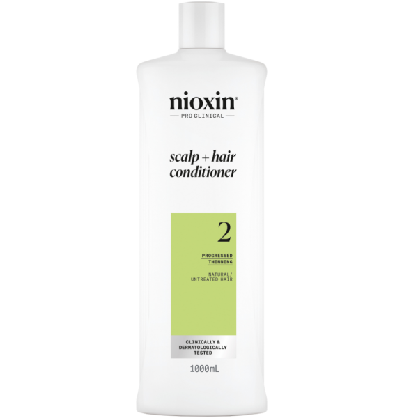 Nioxin System 2 Scalp Therapy Conditioner for Natural Hair with Progressed Thinning 1000ml Online now