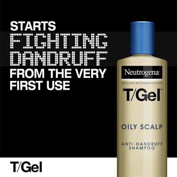 Neutrogena T Gel Anti-Dandruff Shampoo for Oily Scalp 250ml Cheap