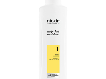 Nioxin System 1 Scalp Therapy Conditioner for Natural Hair with Light Thinning 300ml Hot on Sale