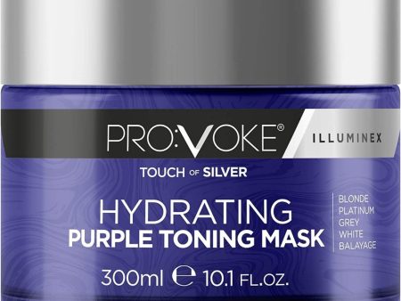 PROVOKE Touch Of Silver Illuminex Hydrating Purple Toning Mask 300ml Cheap