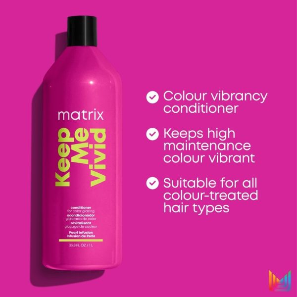 Matrix Total Results Keep Me Vivid Pearl Infusion Conditioner 1000ml Online Hot Sale