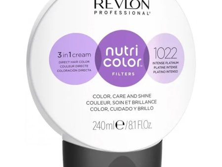 Revlon Professional Nutri Color Filters 1022 Intensive Platinum 240ml on Sale