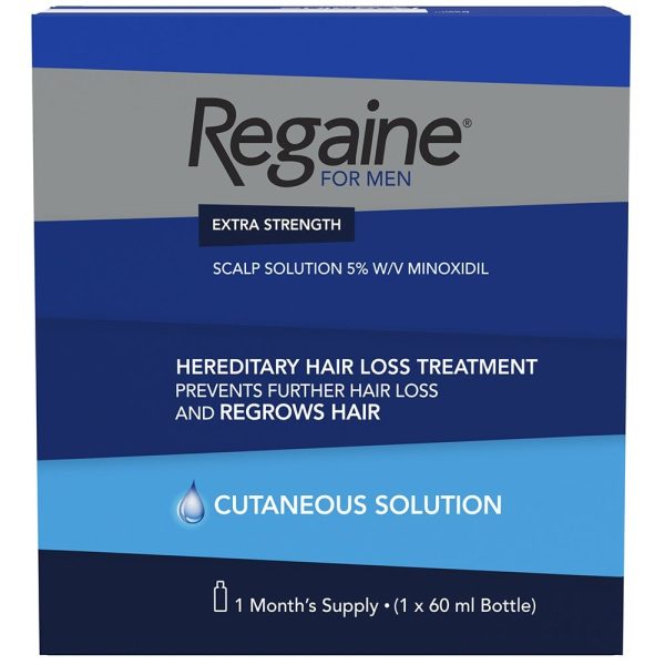 Regaine For Men 5% Extra Strength Regrowth Scalp Solution 1 Month Supply Online Sale