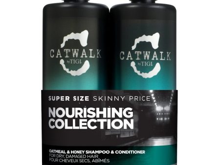 TIGI Catwalk Nourishing Collection Oatmeal & Honey Shampoo & Conditioner 750ml Twin Pack Fashion