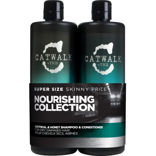 TIGI Catwalk Nourishing Collection Oatmeal & Honey Shampoo & Conditioner 750ml Twin Pack Fashion