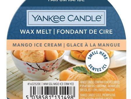 Yankee Candle Mango Ice Cream Wax Melt For Sale