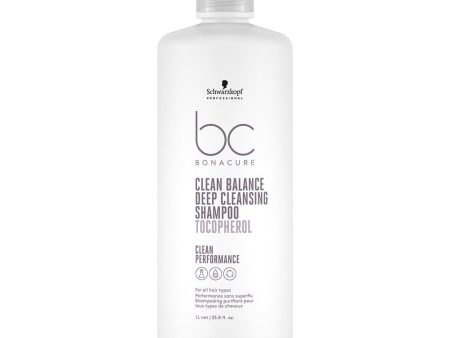 Schwarzkopf Professional BC Bonacure Clean Balance Deep Cleansing Shampoo 1000ml Supply