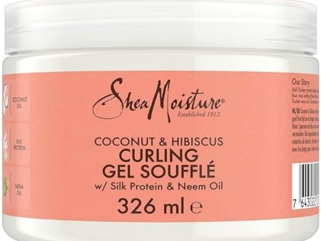 Shea Moisture Coconut & Hibiscus Curling Gel Souffle 326ml Fashion