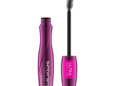 Catrice Cosmetics Glam & Doll Curl & Volume Mascara 010 Black 10ml Online Hot Sale