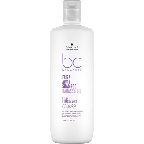 Schwarzkopf Professional BC Bonacure Clean Frizz Away Shampoo 1000ml Online Sale