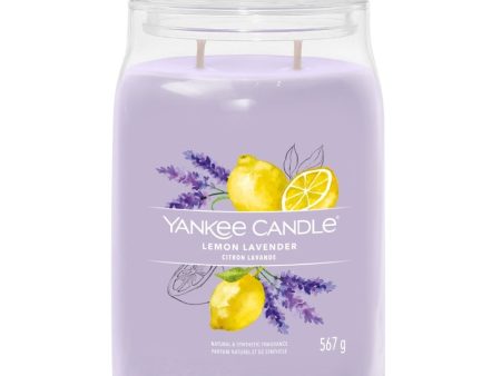 Yankee Candle Lemon Lavender Large Signature Jar Candle Online Hot Sale