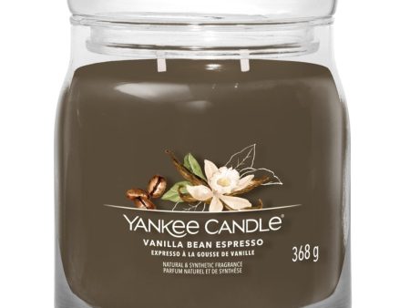 Yankee Candle Vanilla Bean Espresso Medium Signature Jar Candle Supply