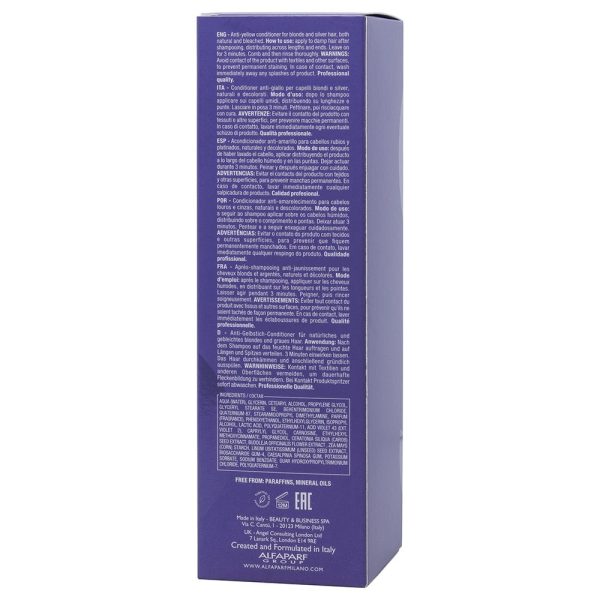 Alfaparf Milano Semi Di Lino Blonde Anti-Yellow Conditioner 200ml For Cheap