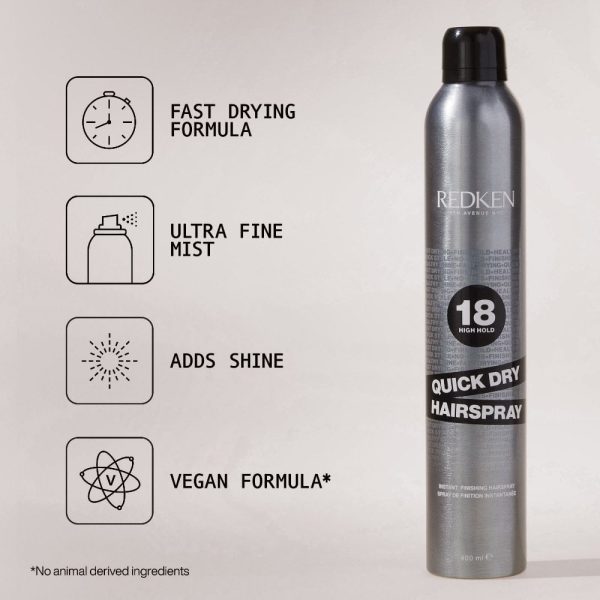 Redken Quick Dry 18 Finishing Hairspray 400ml Online