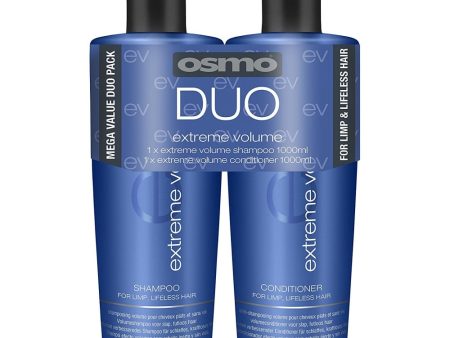 Osmo Extreme Volume Shampoo & Conditioner Twin 2 x 1000ml Online Sale