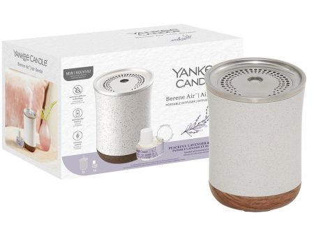 Yankee Candle Serene Air Diffuser Starter Kit Hot on Sale