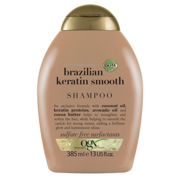 OGX Ever Straightening+ Brazilian Keratin Therapy Shampoo 385ml Discount