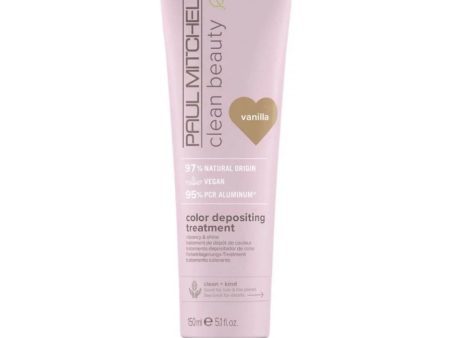 Paul Mitchell Clean Beauty Colour Depositing Treatment Vanilla 150ml For Cheap