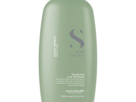 Alfaparf Milano Semi Di Lino Scalp Renew Energising Low Shampoo 1000ml Hot on Sale