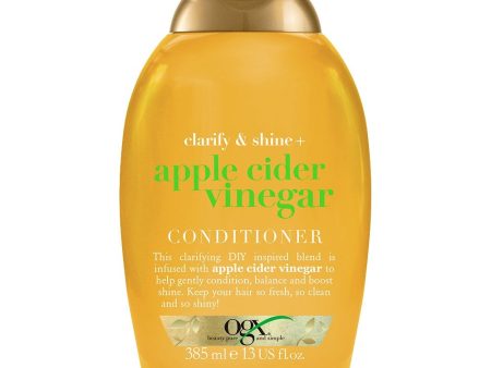 OGX Clarify & Shine+ Apple Cider Vinegar Clarifying Conditioner 385ml For Discount