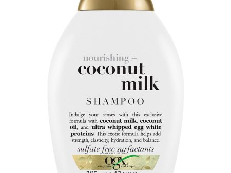 OGX Nourishing+ Coconut Milk Shampoo 385ml For Sale