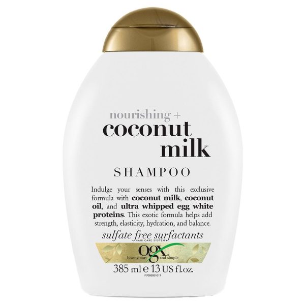 OGX Nourishing+ Coconut Milk Shampoo 385ml For Sale