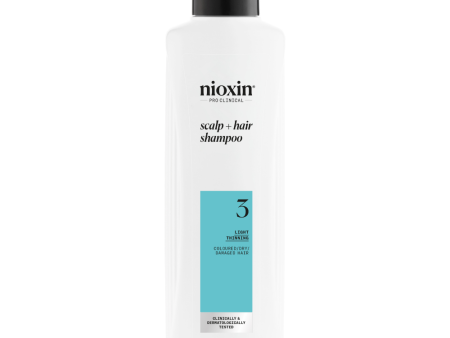 Nioxin System 3 Cleanser Shampoo for Coloured Hair with Light Thinning 300ml Discount