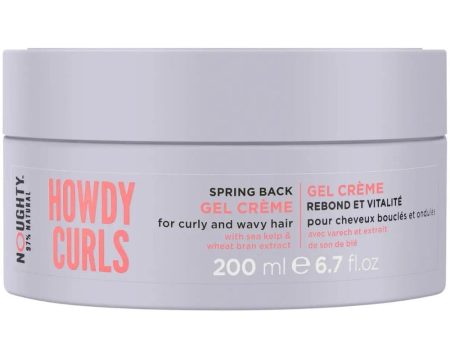 Noughty Howdy Curls Spring Back Gel Creme 200ml For Sale