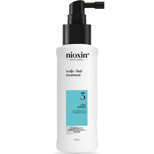 Nioxin System 3 Scalp & Hair Leave-In Treatment for Coloured Hair with Light Thinning 100ml Online Hot Sale