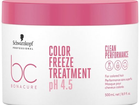 Schwarzkopf Professional BC Bonacure Clean pH 4.5 Colour Freeze Treatment Mask 500ml Online