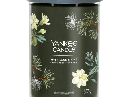 Yankee Candle Silver Sage & Pine Large Signature Tumbler Jar Candle Cheap