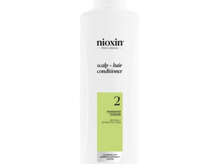 Nioxin System 2 Scalp Therapy Conditioner for Natural Hair with Progressed Thinning 300ml For Sale