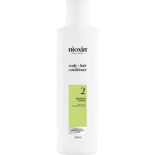 Nioxin System 2 Scalp Therapy Conditioner for Natural Hair with Progressed Thinning 300ml For Sale