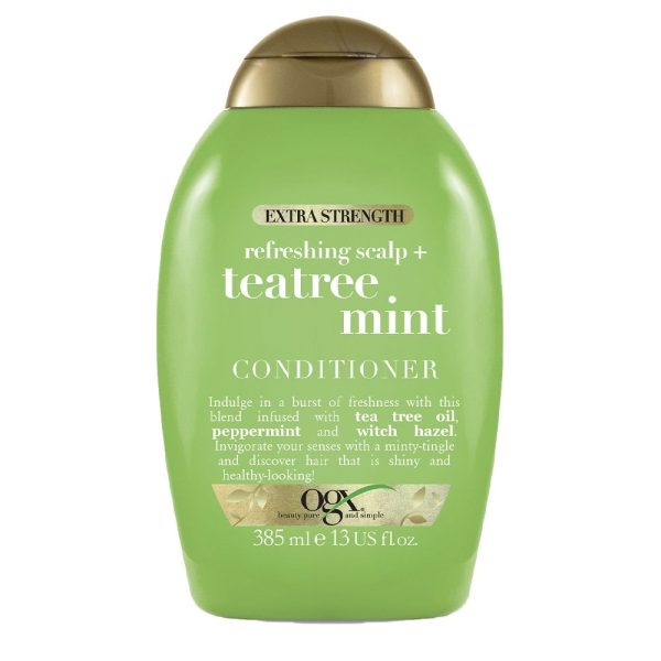 OGX Refreshing Scalp+ Tea Tree Mint Extra Strength Scalp Conditioner 385ml Sale