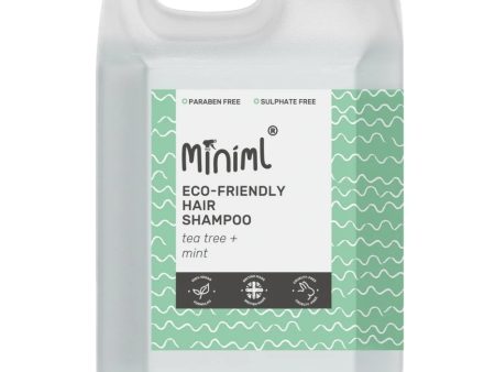 Miniml Eco-Friendly Hair Shampoo Tea Tree & Mint 5000ml Supply