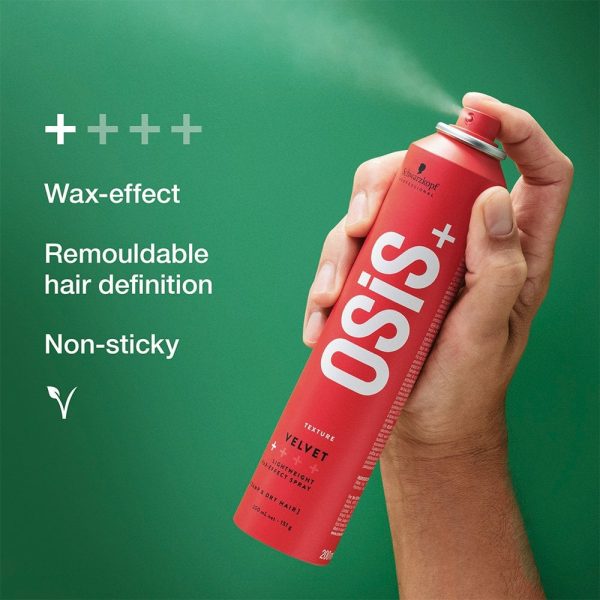 Schwarzkopf Professional OSiS+ Velvet Wax Effect Lighthold Spray 200ml Cheap