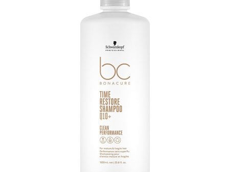 Schwarzkopf Professional BC Bonacure Clean Q10+ Time Restore Shampoo 1000ml Supply