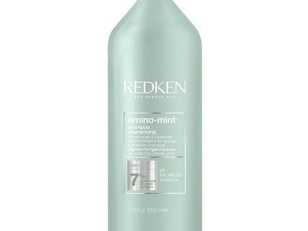 Redken Amino-Mint Scalp Refresh Shampoo 1000ml Online Sale