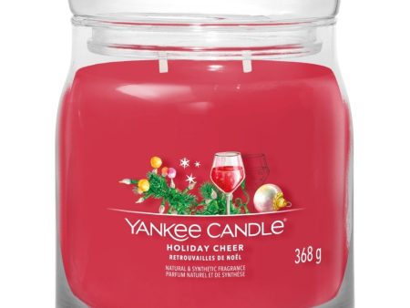 Yankee Candle Holiday Cheer Medium Signature Jar Candle For Discount