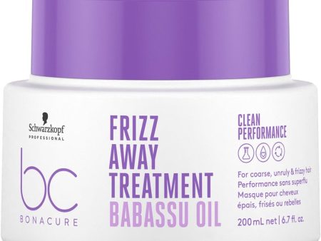 Schwarzkopf Professional BC Bonacure Clean Frizz Away Treatment 200ml For Discount