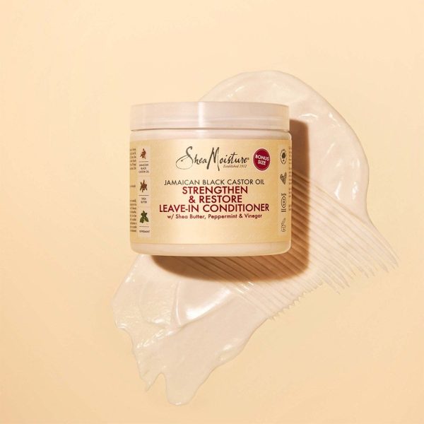 Shea Moisture Jamaican Black Castor Oil Strengthen & Restore Leave-In Conditioner 454g Online Hot Sale